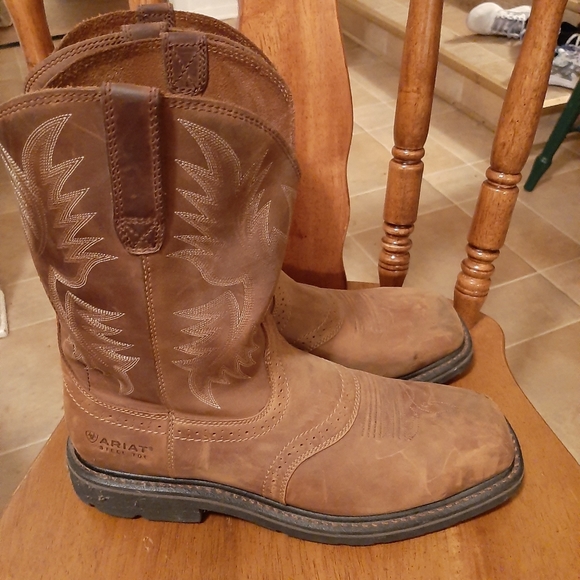 Men's ariat steel toe boot. - Picture 6 of 8